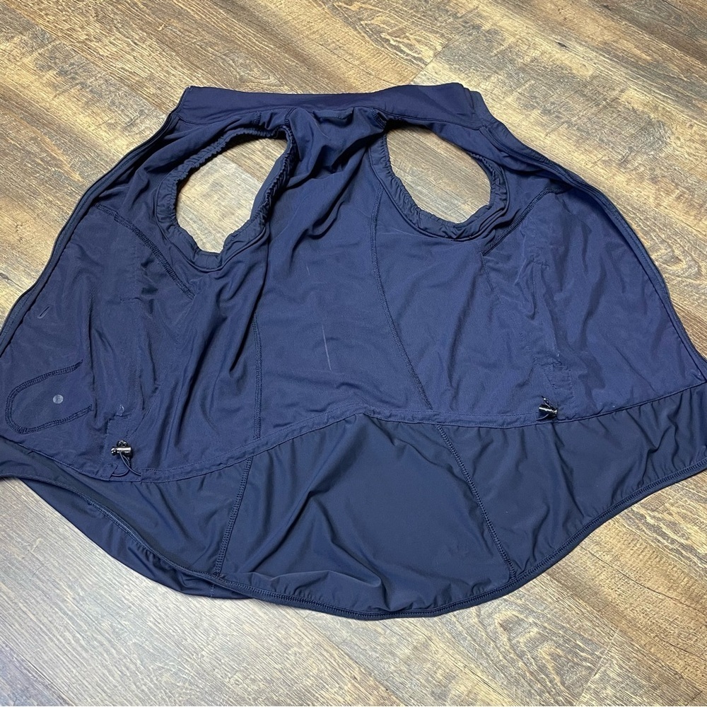 Lululemon Kicking Asphalt Vest Navy Blue Full-Zip Lightweight Womens Size 4 - Picture 11 of 13